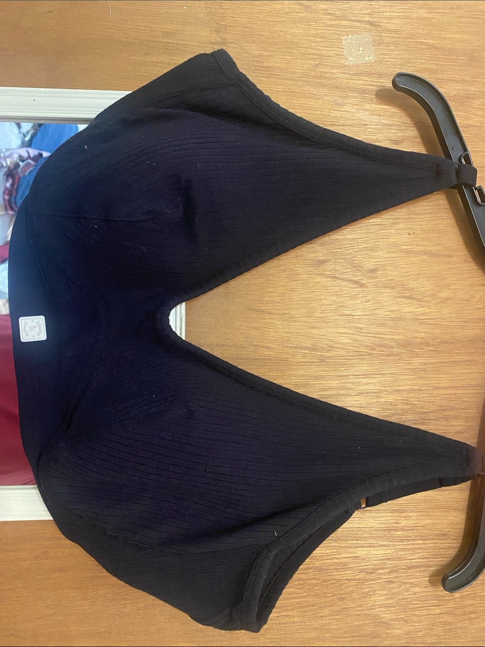 Wireless Seamless Black Comfort Bra - Women Intimates